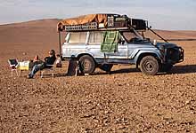 Jordan: Camping under the desert stars near As-Zarqa, close to the Saudi Arabian border