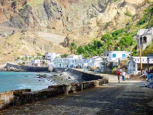 Kap Verde/Insel Brava: Dorf von Fajã d'Água