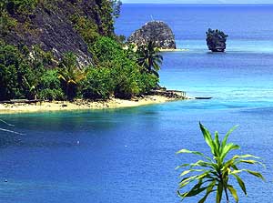 Yapen/Papua/Indonesia: Mioka Bay west of Serui