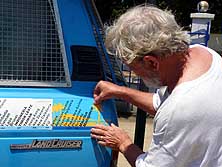 Tamatave/Madagascar: Emil adds the 171st country name on the band