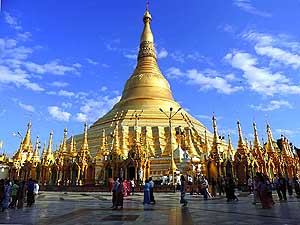 Myanmar/Yangon: Shwedagon Pagode