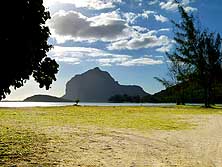Mauritius (South): The rock 'Le Morne Brabant'