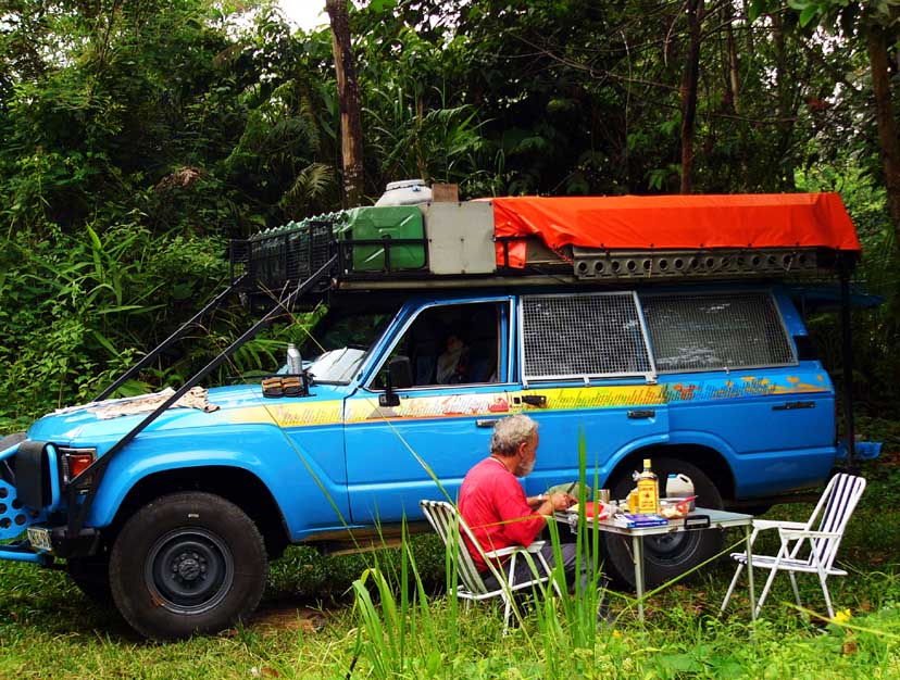 Sabah/Malaysia (Borneo): Jungle camping between Kota Kinabalu and Sandakan