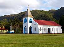 New Caledonia: Mission of Touaourou in the South of the main island Grande Terre