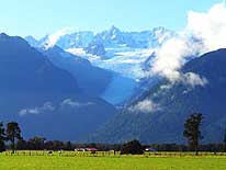 New Zealand: South Island - Fox Glacier and the Southern Alps