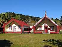 New Zealand: North Island - Taumarunui: Marae (Maori Meeting-House)