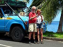 Franz�sisch Polynesien/Tahiti:                         25-j�hriges Reisejubil�um in Arue bei Papeete     (18. Oktober 2009)