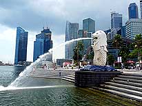 Singapur: Merlion - das Wahrzeichen der Lwenstadt