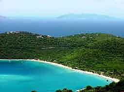 USVI: View over ’Magens Bay’ - one of the most beautiful bays of the Caribbean