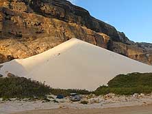 Yemen/Island of Socotra: Dunes at Arher